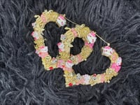 Image 2 of Heart hello kitty junk earrings 