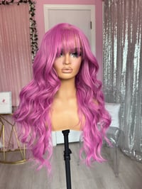 Image 1 of magenta bangs (ready to ship)