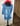 Mini puff sleeve denim dress