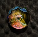 Image 2 of Twisted Fumed Honeycomb Marble with Opal