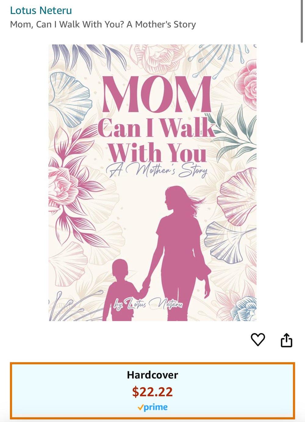 Image of Mom, Can I Walk With You? A Mother's Story
