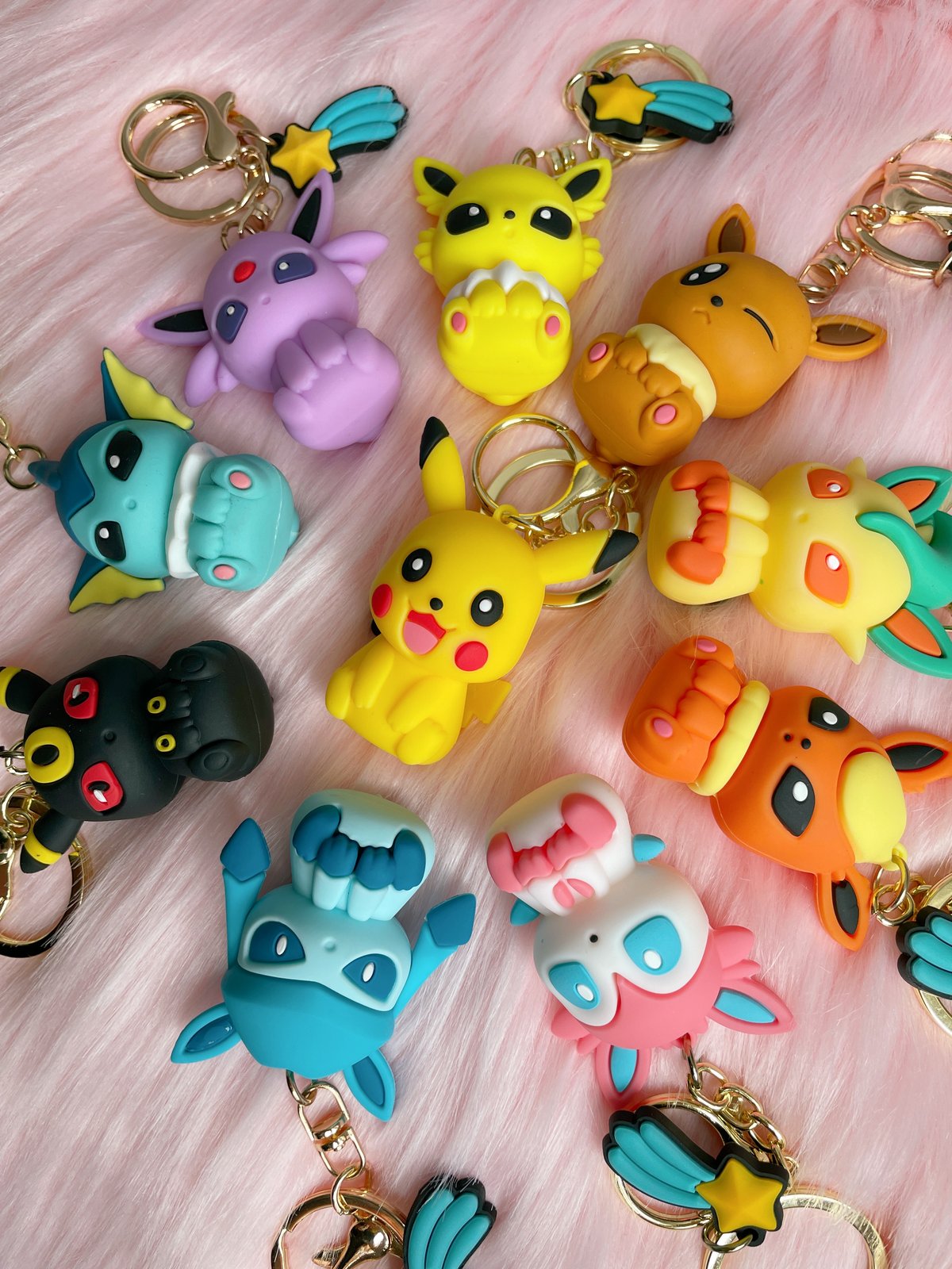 Eeveelutions Keychains [Ready to Ship] | Sour Attitude Club