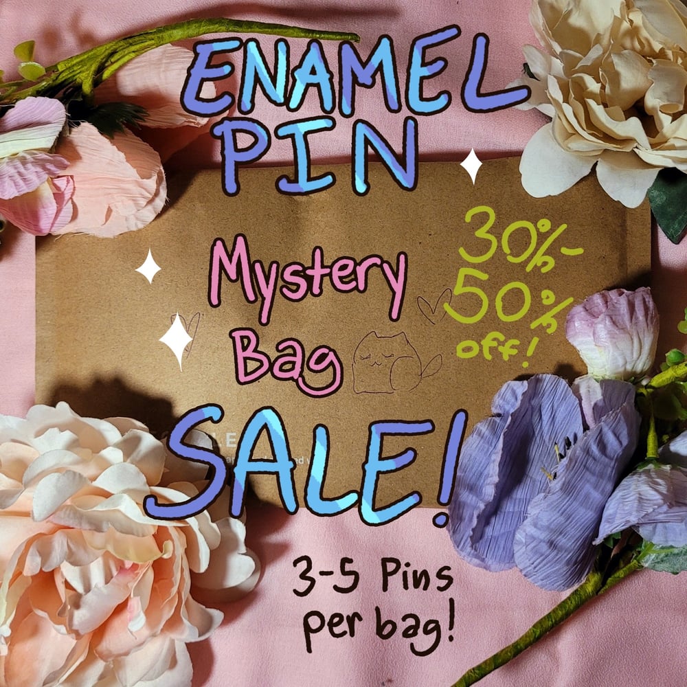 Image of Enamel Pin Mystery Bag Sale! 30%-50% Off