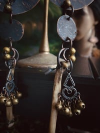 Image 4 of Copper and bone earrings 