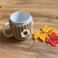 Image 3 of Crochet Daisy mug cosy - various colours