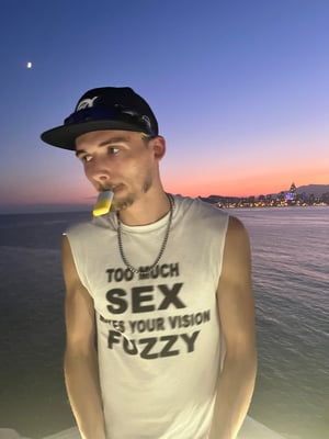 Image of BLURRY VISION - White Tank Top