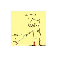 Image 3 of Bubble-free stickers go potty