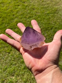 Image 10 of Australian Smoky Amethyst Point With Geothite #2206