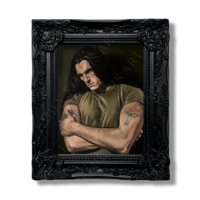 Original Painting Print // ‘Peter Steele’ Type O Negative Oil Portrait