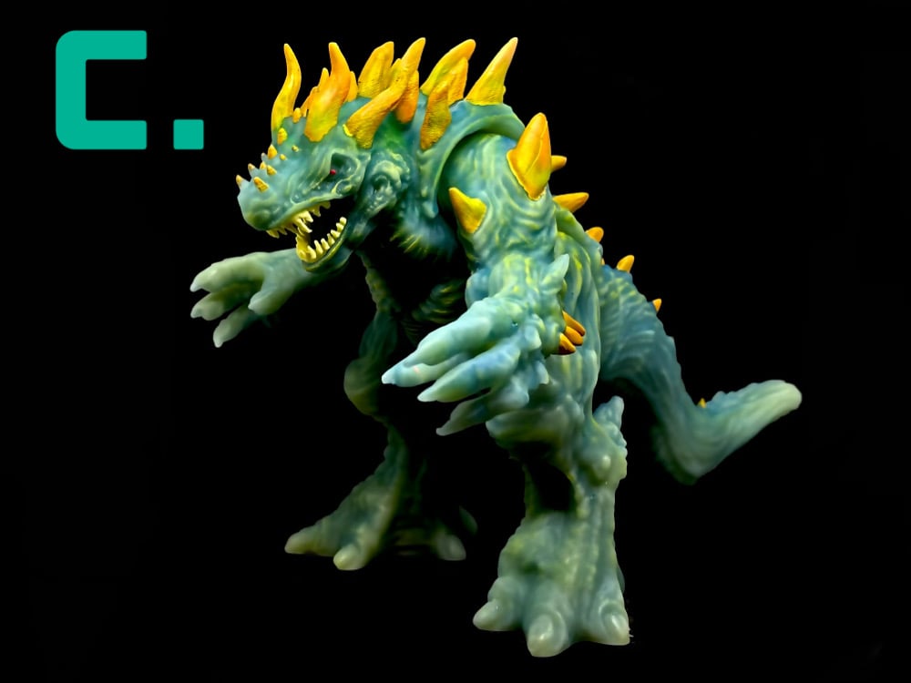 Image of Komodo Kaiju Deluxe 7” (Painted)