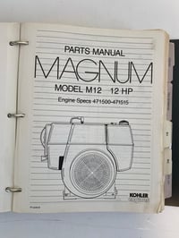 Image 5 of Kohler 1980s Magnum Parts & Service Manual