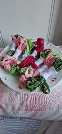 Image 2 of Pretty Green Velvet Ribbon