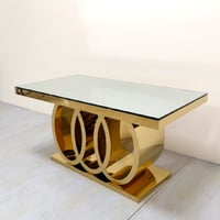 Image 1 of Stainless Audi Sweetheart Table 150*80*75cm 