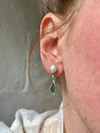 Image 2 of Seaglass Ohrringe