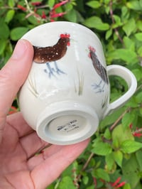 Image 3 of Hen decorated small mug