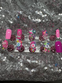 Image 1 of Aubrey B day press on nails 