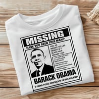 Missing Obama Tee
