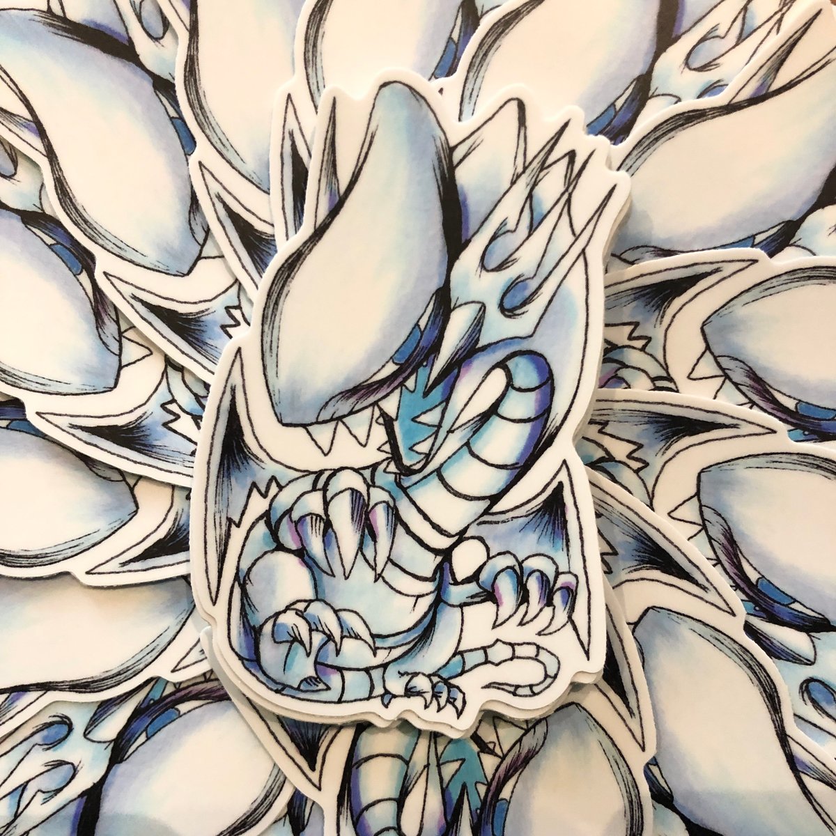Image of Blue-Eyes White Dragon (Chibi) Sticker