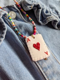 Image 3 of Ace of Hearts Necklace