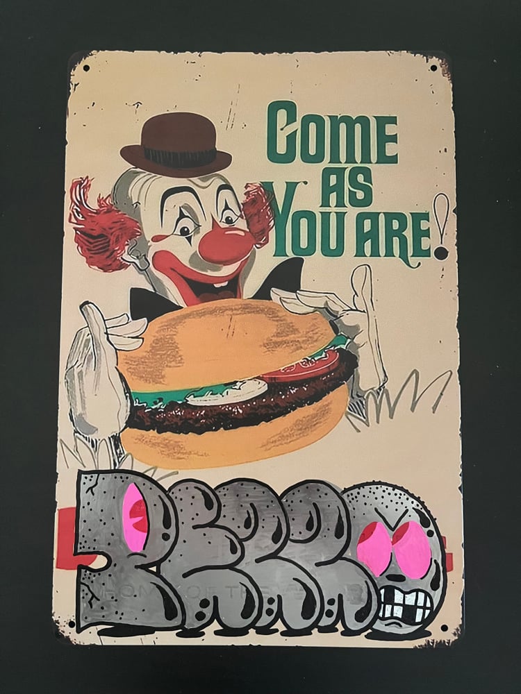 Image of burger sign