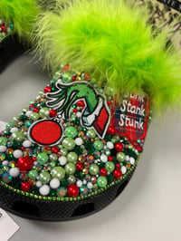 Image 2 of Grinch crocs