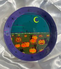 Cats in Pumpkin Patch Plate
