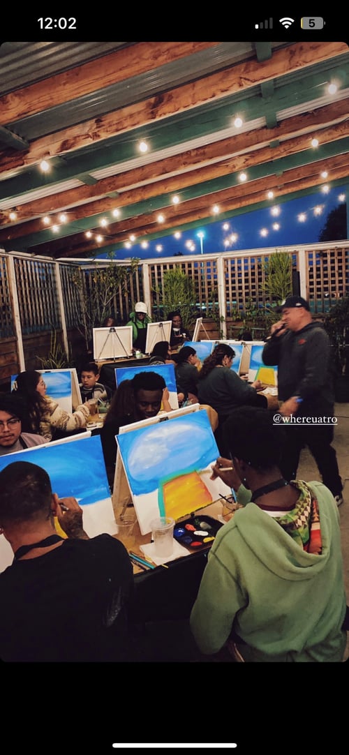 Image of July 29 YonderCoffee Paint&Sip Coffee w/ RO