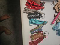 Image 1 of Handmade Beaded Tassel Keychains