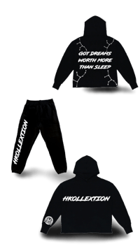 Image 1 of Dreams Sweatsuit - Black