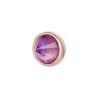 Image 3 of Round Bezel Reverse Set - Amethyst 