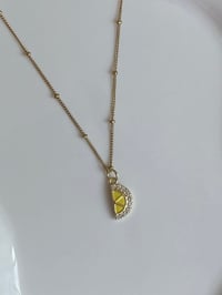 Image 1 of Gold Lemon Slice Necklace