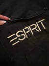 vintage black ESPRIT tote bag