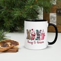 XOXO Valentine Mug with Color Inside