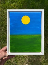 Image 1 of ‘Sunday Sun’ Original Acrylic On Canvas Painting 