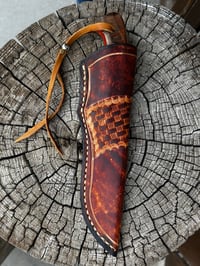 Image 1 of Raindrop Damascus knife