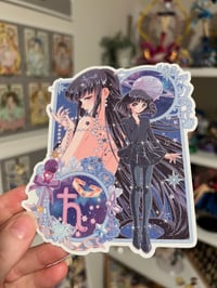 Image 1 of Cosmic Galaxy Saturn Sticker 