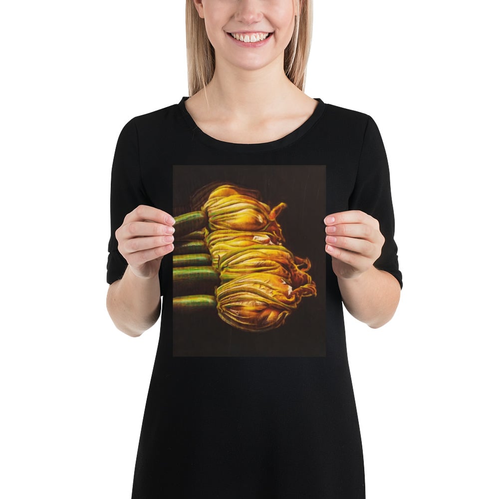 Photo Print: Zucchini Blossoms