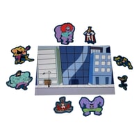 Image 5 of Justice Friends Magnet Playset