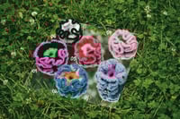 Image 1 of crocheted scrunchies small