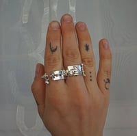 Image 3 of Silver Rabbit Modular Ring