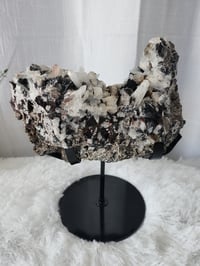Image 4 of 8.4lb Specularite Large Crystal Specimen with Custom Stand 