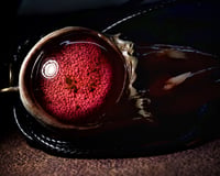 Image 9 of Crimson Oracle Snaggletooth Pendant OOAK