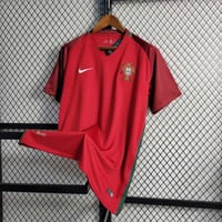 Image 5 of Portugal Retro 2016 Euros Winner Home Jersey