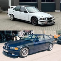 Image 3 of BMW E36 Wing (coupe or sedan) Adjustable Track Car Aero Wing 