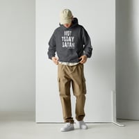 Image 5 of Not Today Satan Unisex Hoodie - White