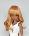 Apricot Dream Mid Radial Bang Curl