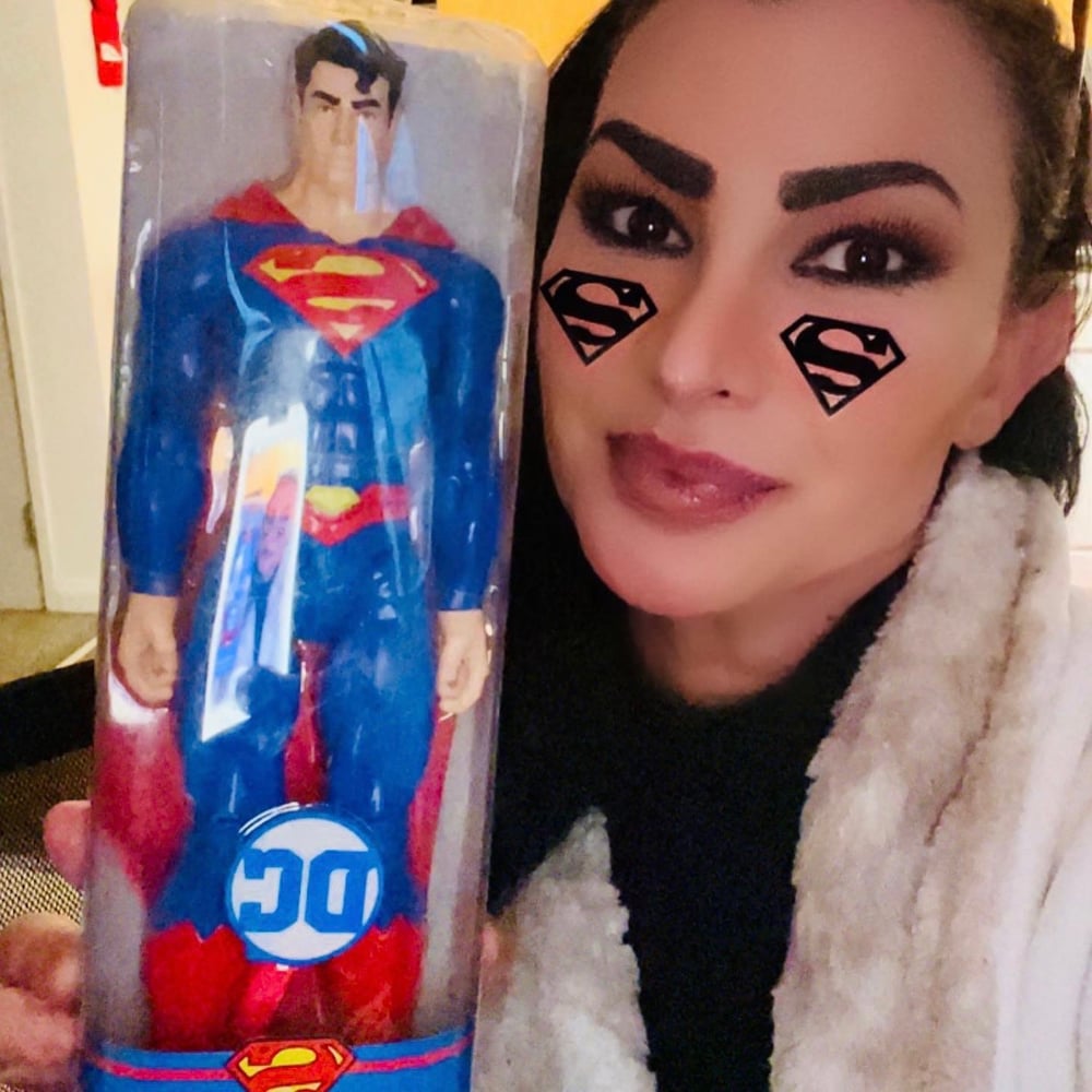 Superman DC Auction Figure + Free Signed 8x10