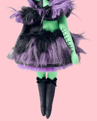 Image 4 of MEDIUM SPOOKY DOLL GLAM GREEN 