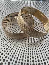 Large Gold Bangle