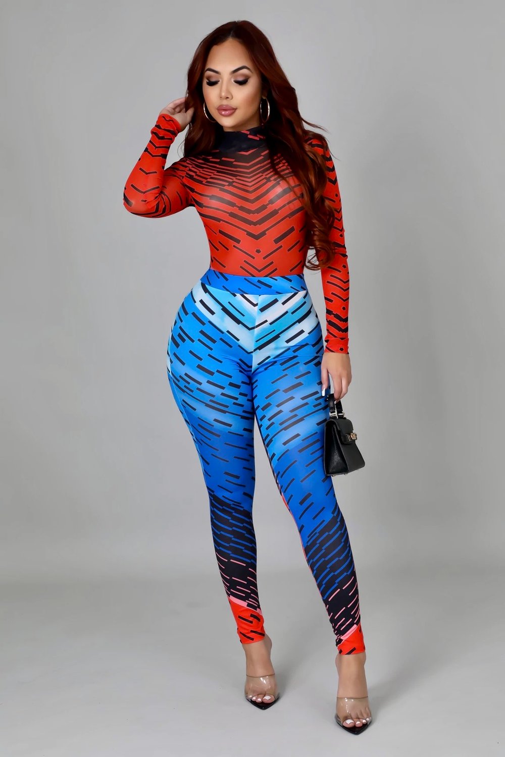 Image of AMBER BODYSUIT LEGGINGS SET 